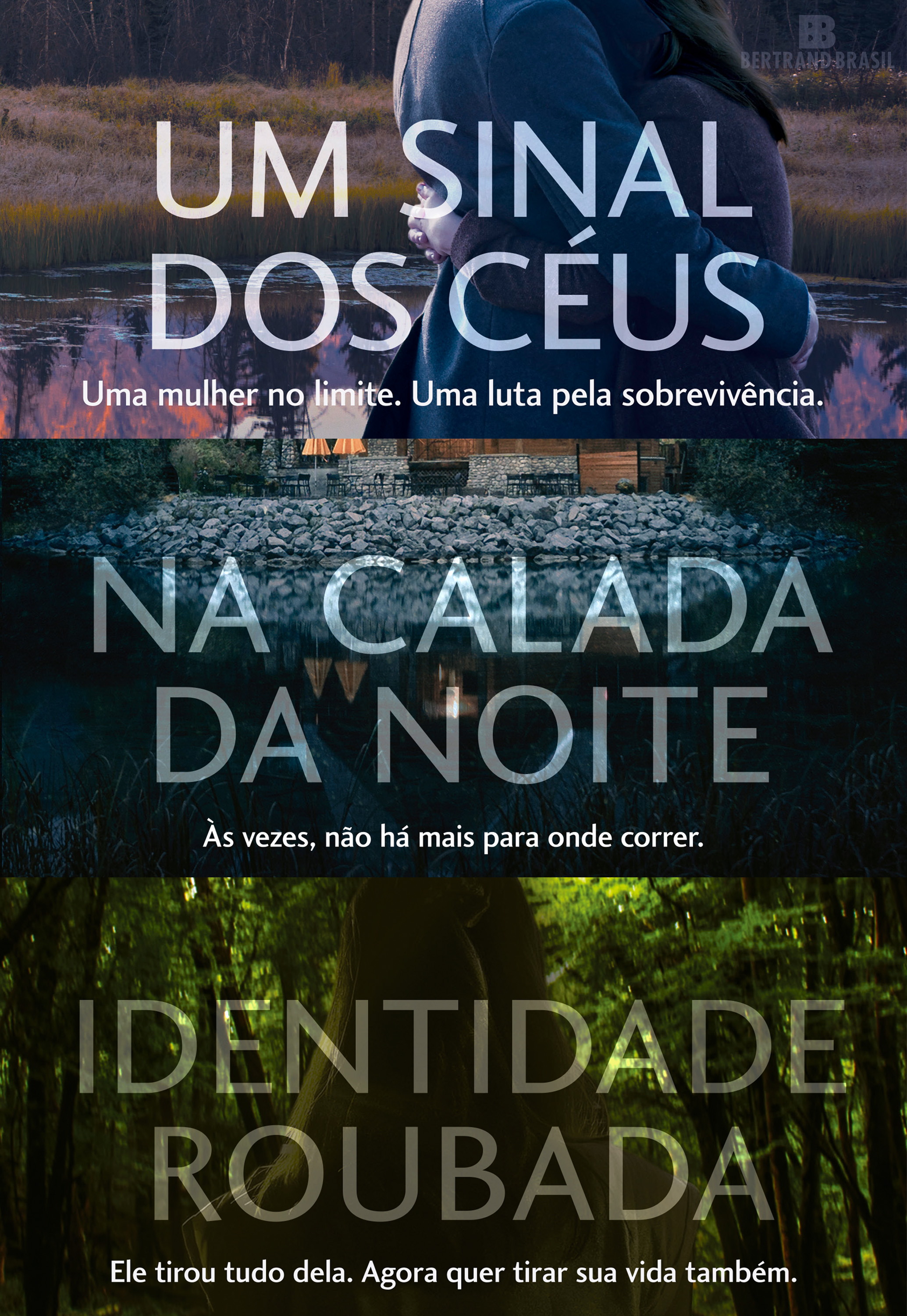 Kit Nora Roberts: Um sinal dos céus + Na calada da noite + Identidade roubada