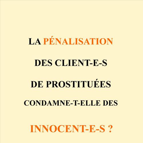 La pénalisation des clients condamne-t-elle des innocents ?