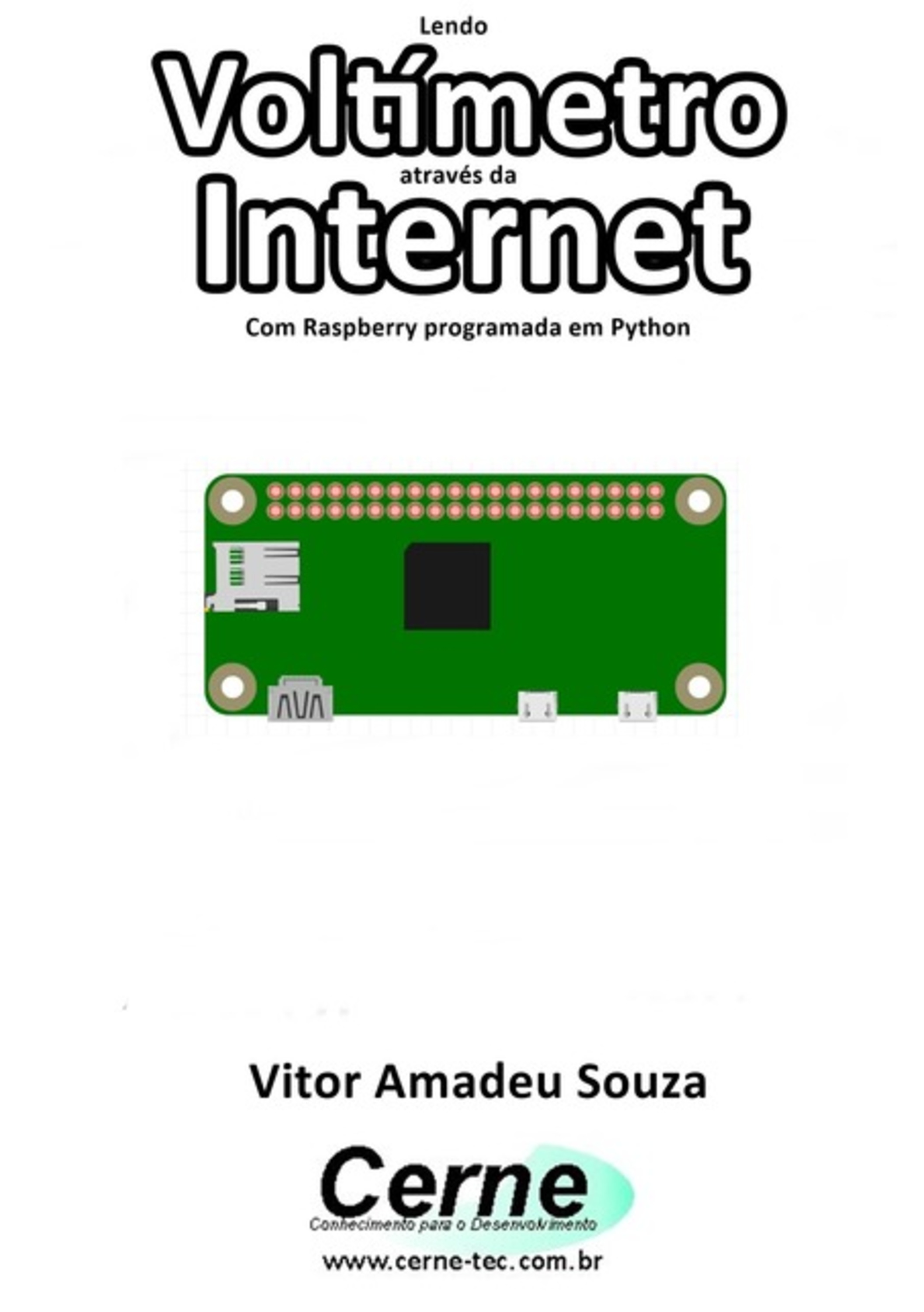 Lendo Voltímetro Através Da Internet Com Raspberry Programada Em Python