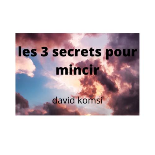 les 3 secrets pour mincir de david komsi