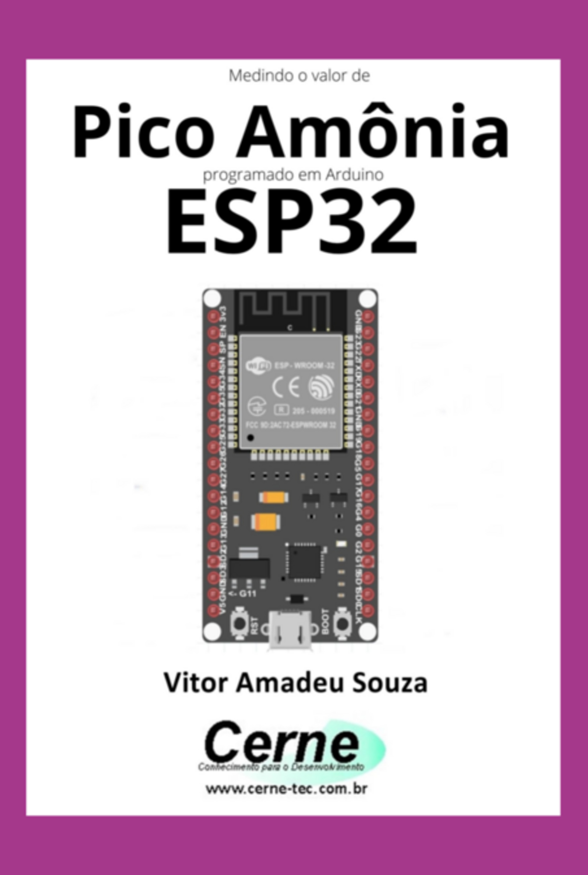 Medindo O Valor De Pico Amônia Programado Em Arduino Esp32