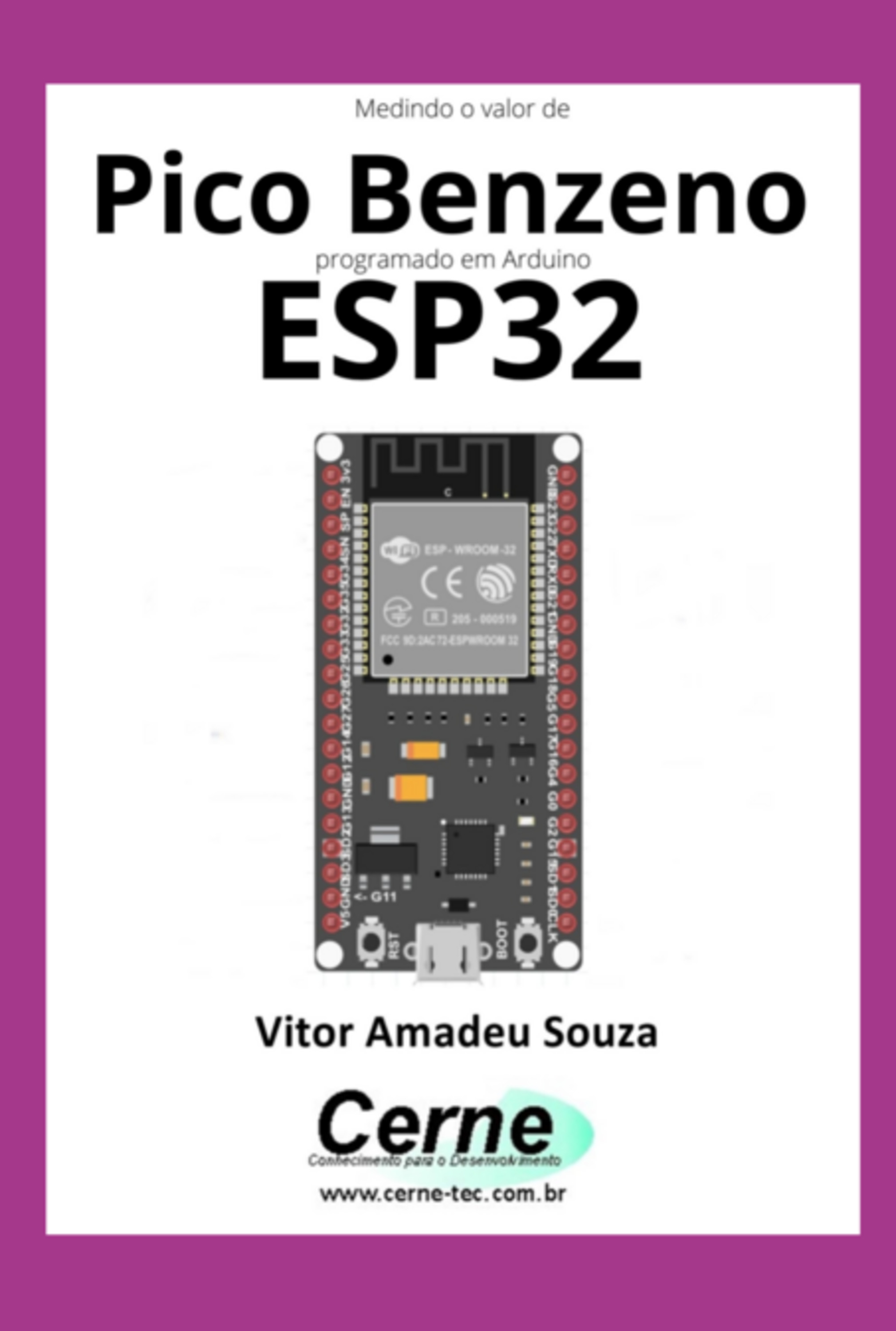 Medindo O Valor De Pico Benzeno Programado Em Arduino Esp32