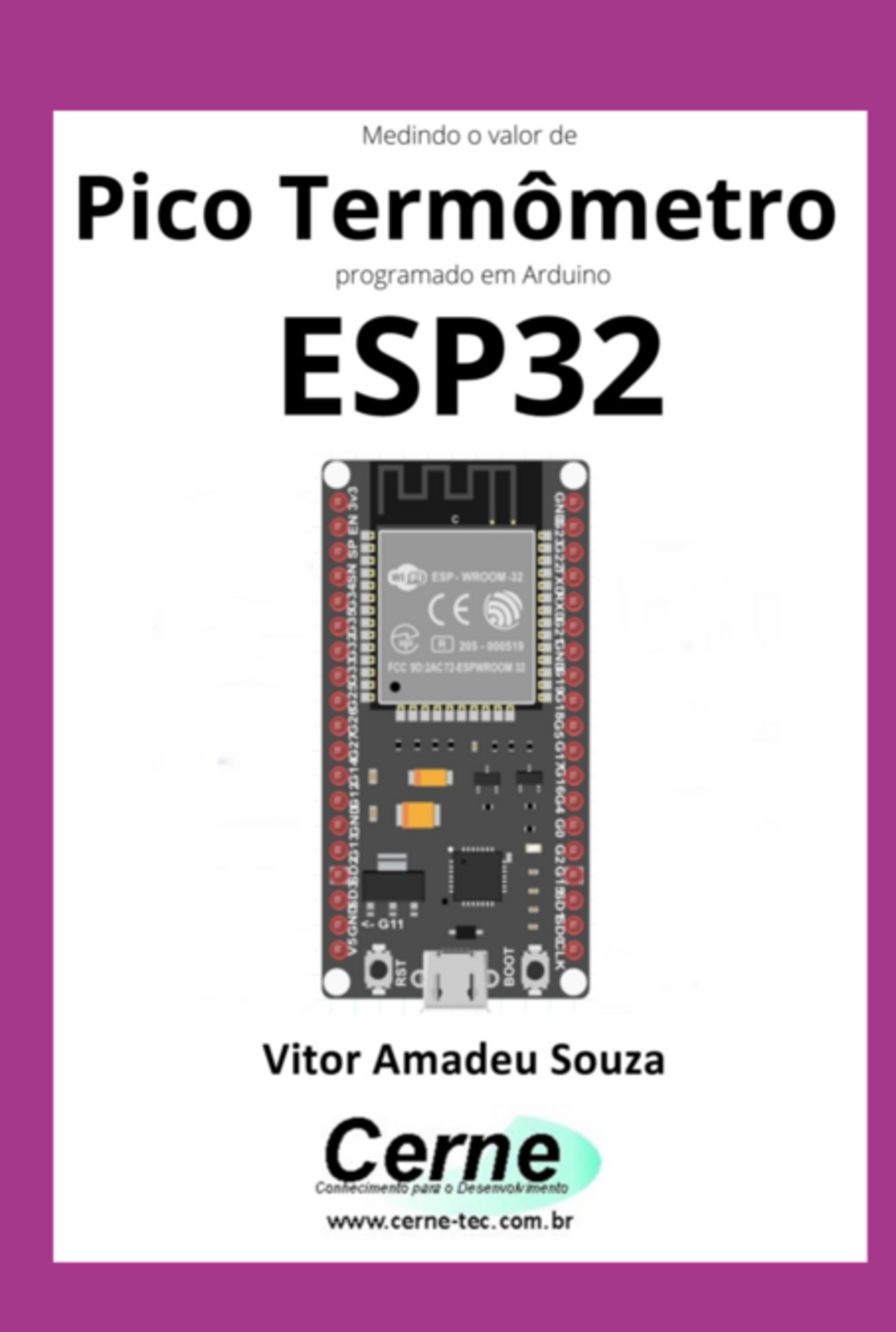 Medindo O Valor De Pico Termômetro Programado Em Arduino Esp32