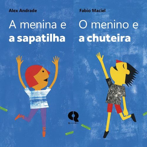 menina e a sapatilha E o menino e a chuteira