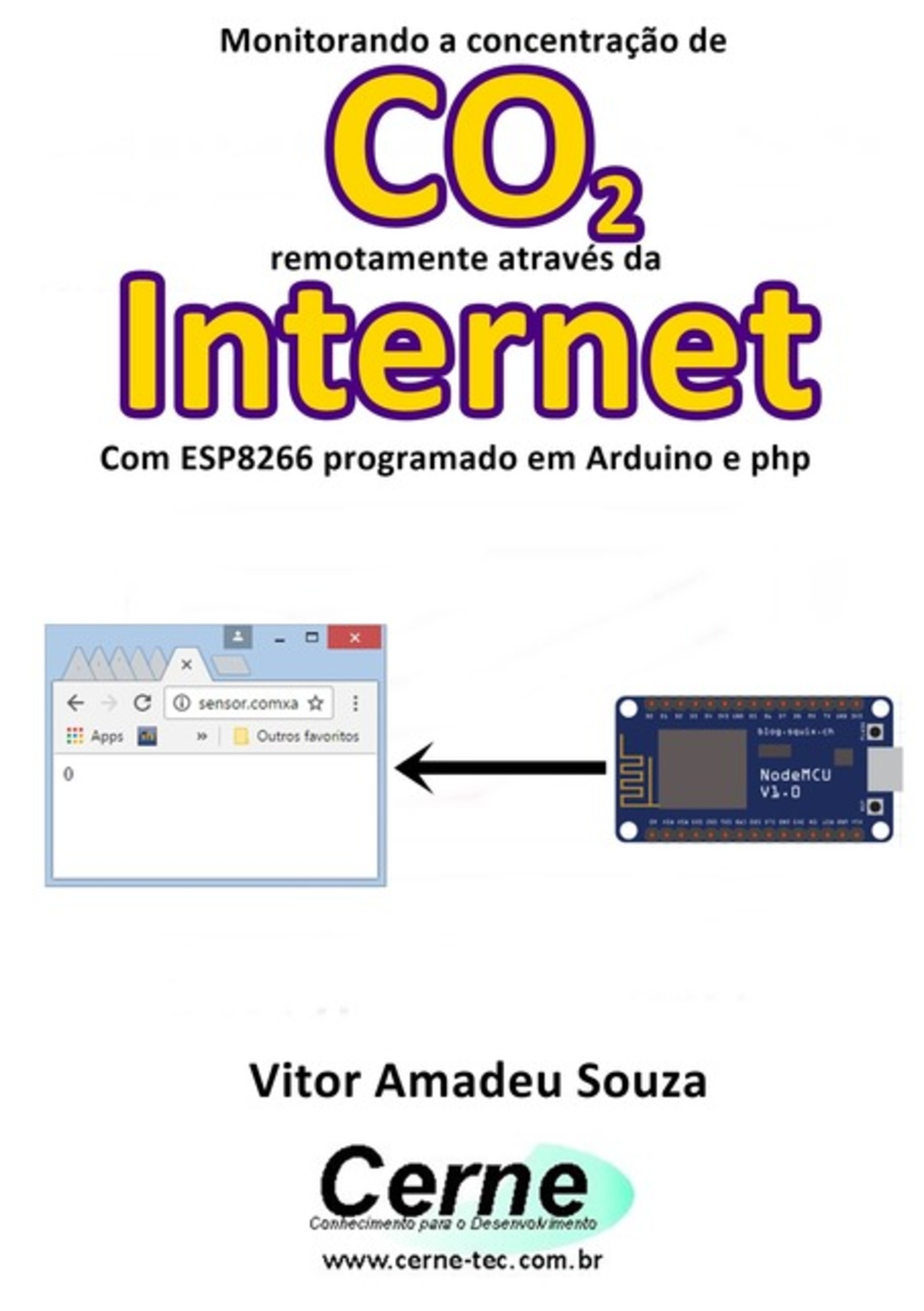 Monitorando A Concentração De Co2 Remotamente Através Da Internet Com Esp8266 Programado Em Arduino E Php