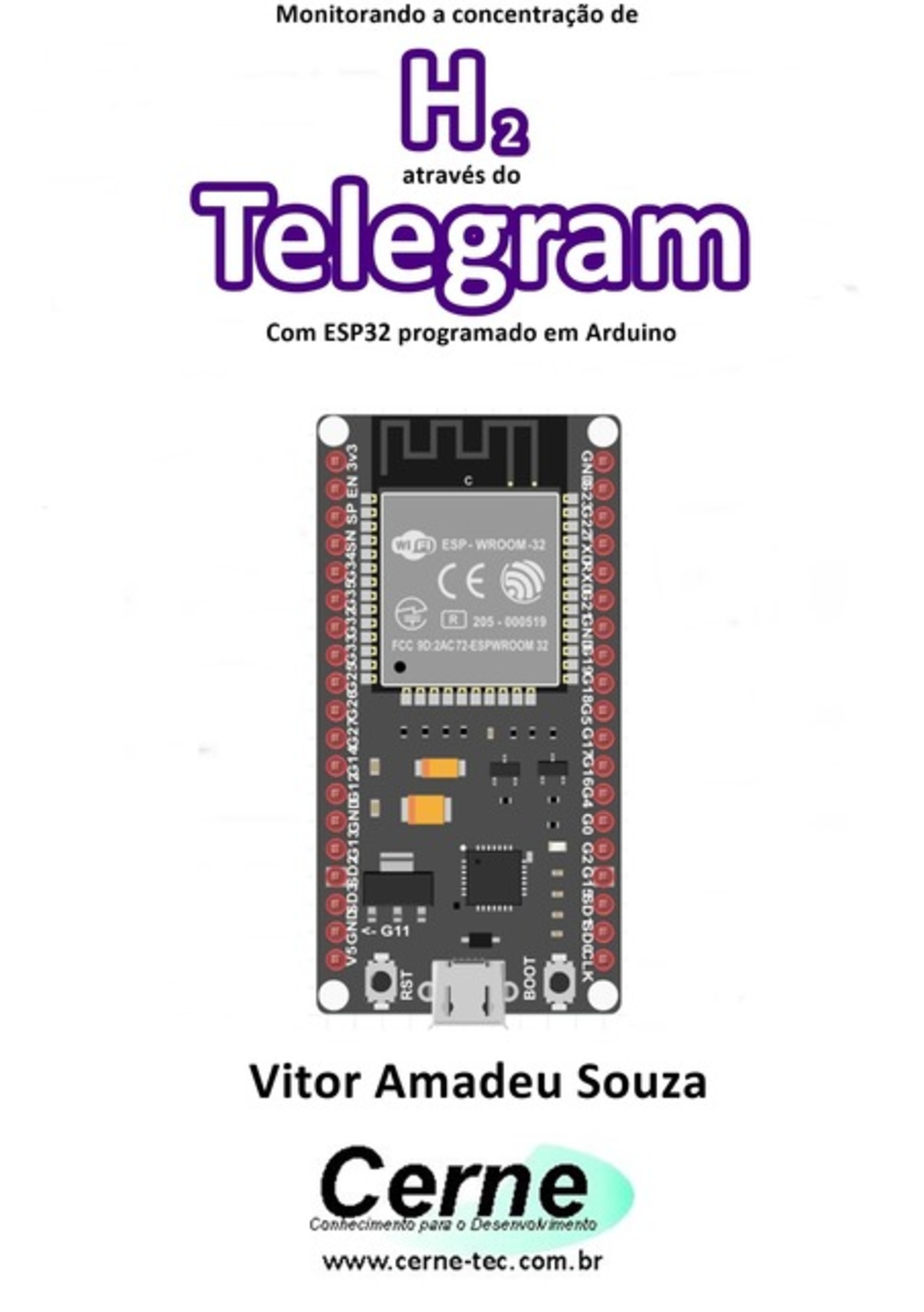 Monitorando A Concentração De H2 Através Do Telegram Com Esp32 Programado Em Arduino