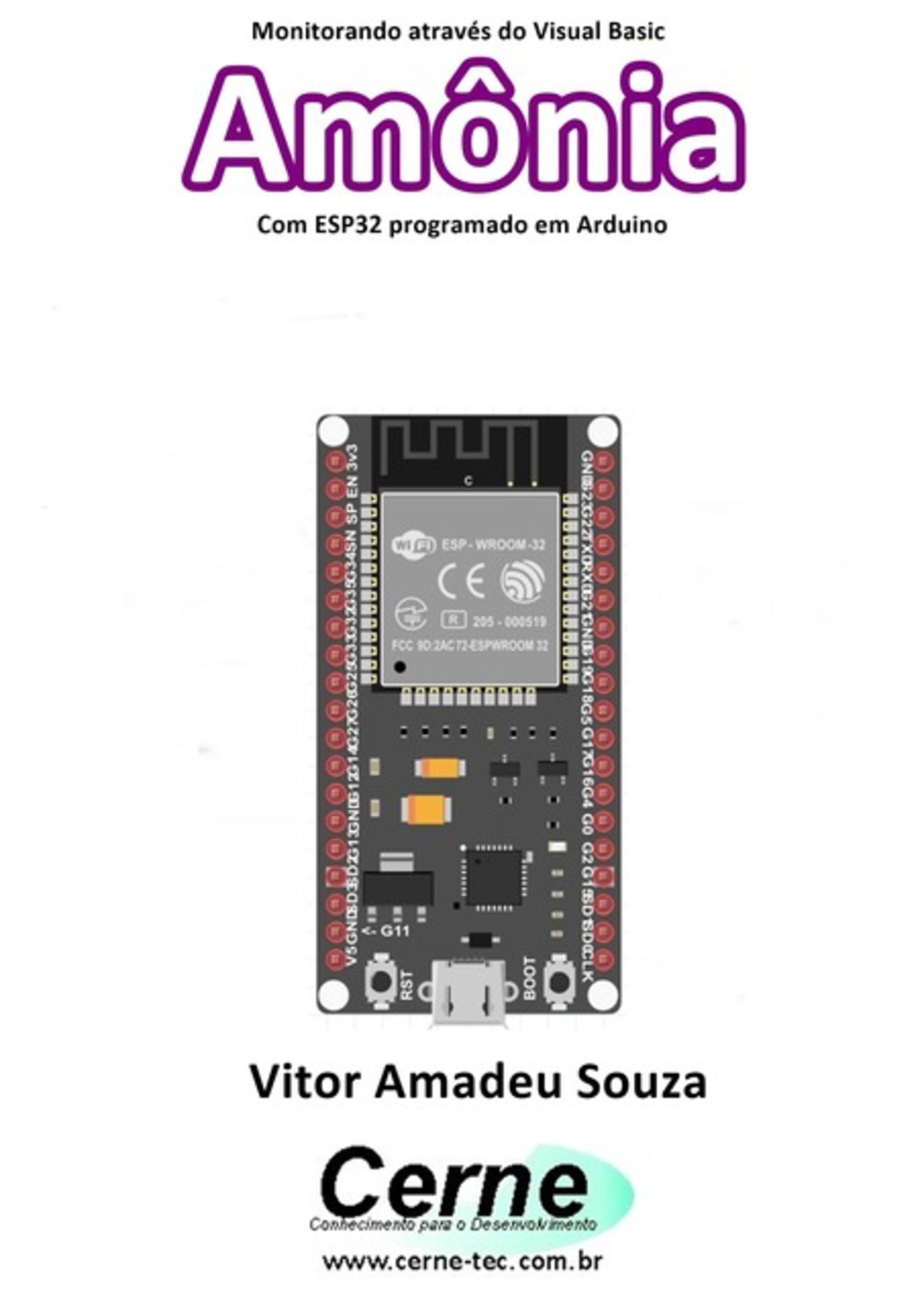 Monitorando Através Do Visual Basic Amônia Com Esp32 Programado Em Arduino