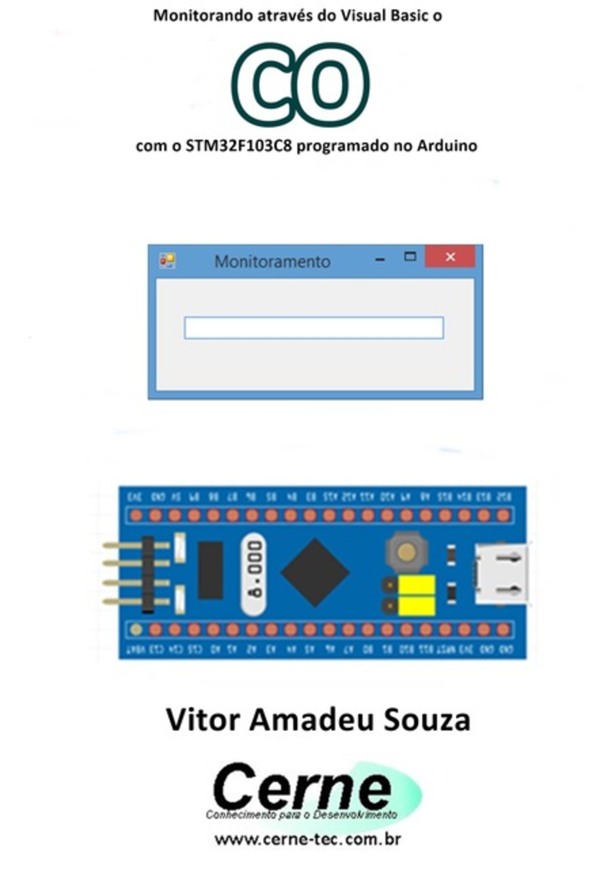 Monitorando Através Do Visual Basic O Co Com O Stm32f103c8 Programado No Arduino