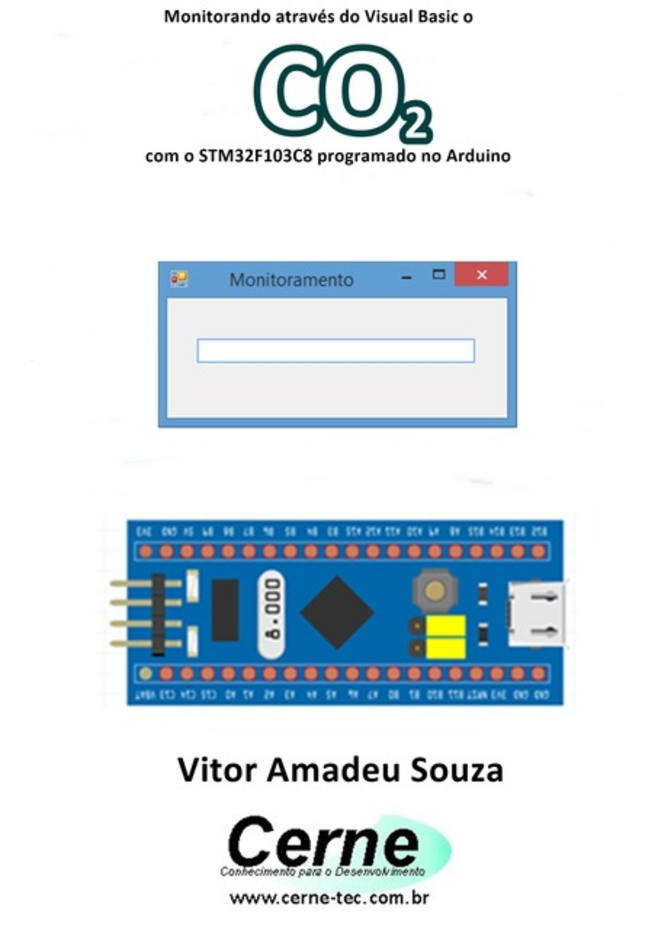 Monitorando Através Do Visual Basic O Co2 Com O Stm32f103c8 Programado No Arduino