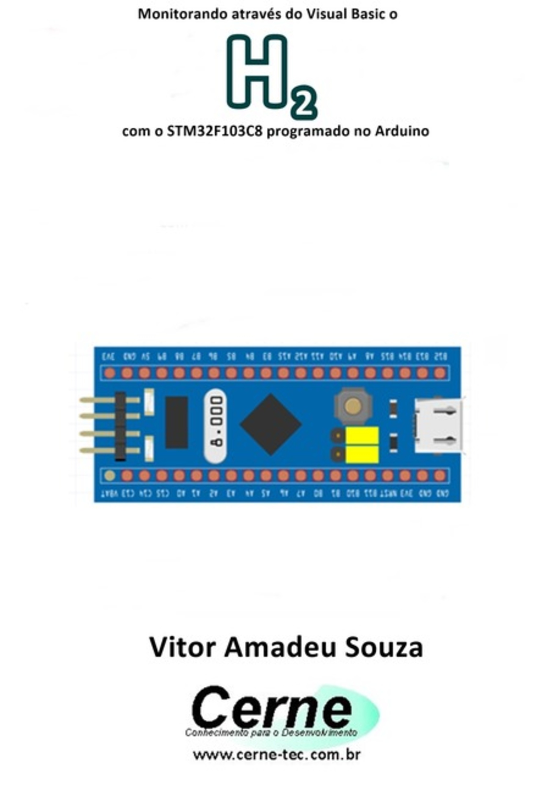 Monitorando Através Do Visual Basic O H2 Com O Stm32f103c8 Programado No Arduino