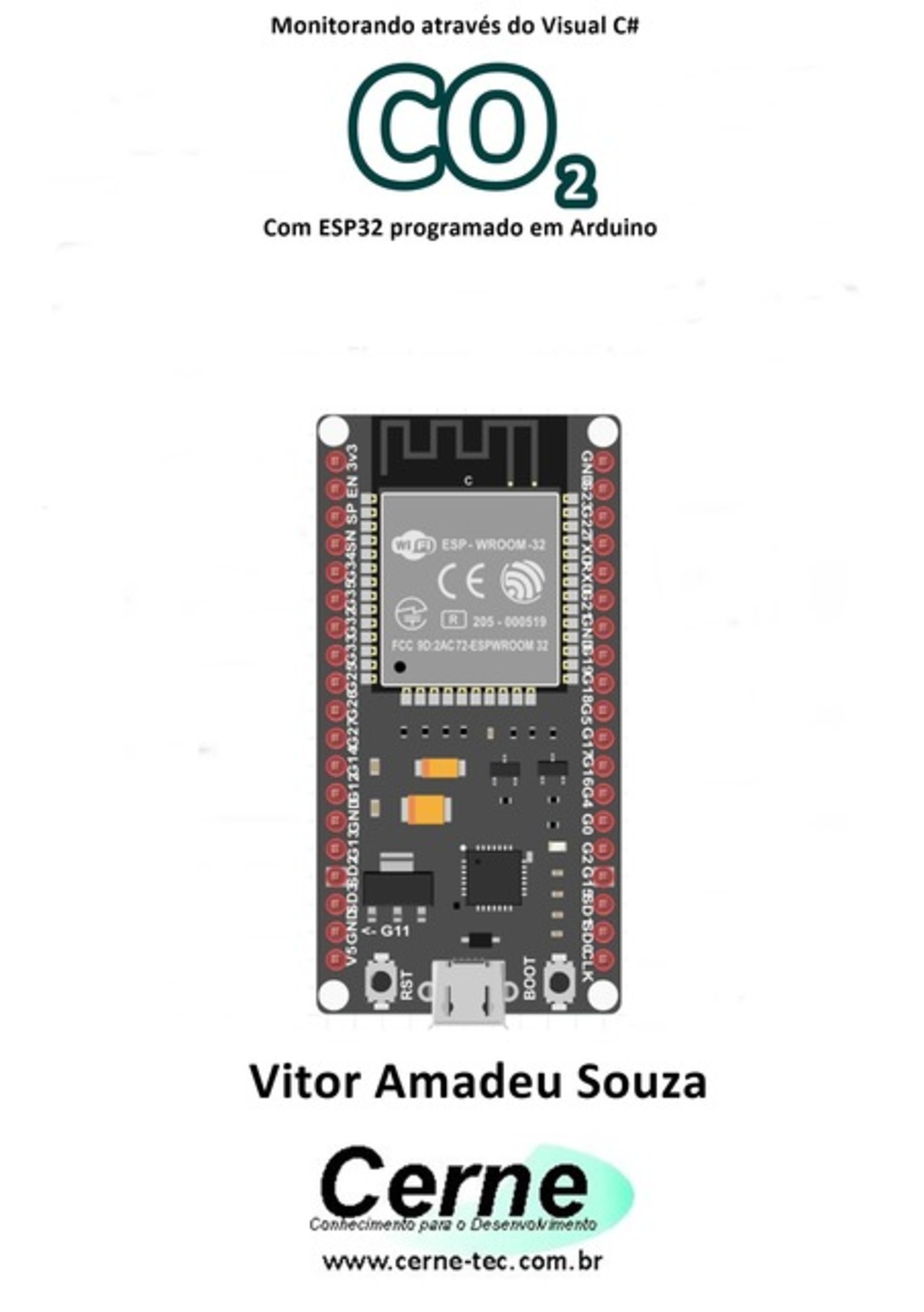 Monitorando Através Do Visual C# Co2 Com Esp32 Programado Em Arduino