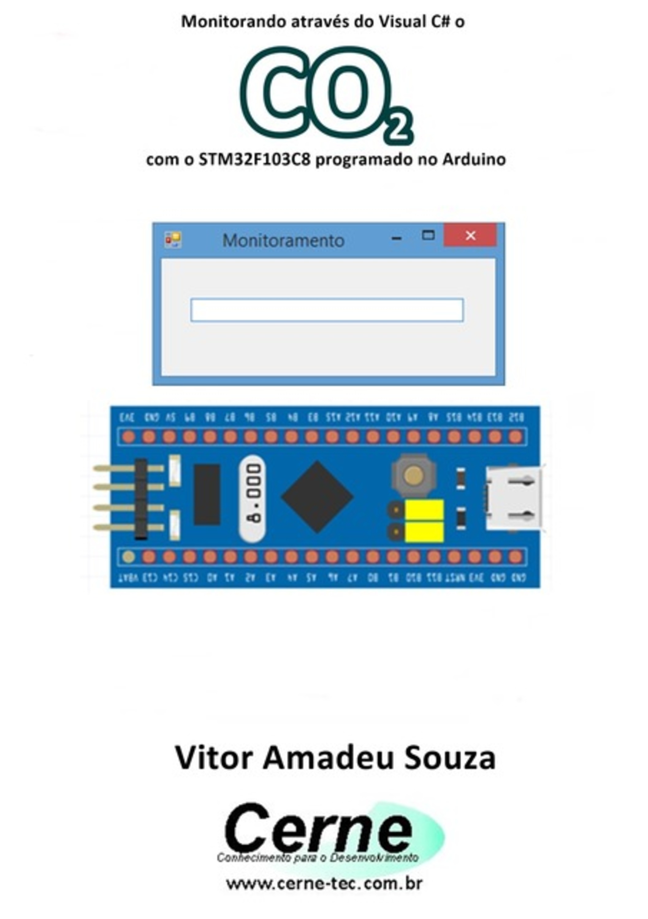 Monitorando Através Do Visual C# O Co2 Com O Stm32f103c8 Programado No Arduino