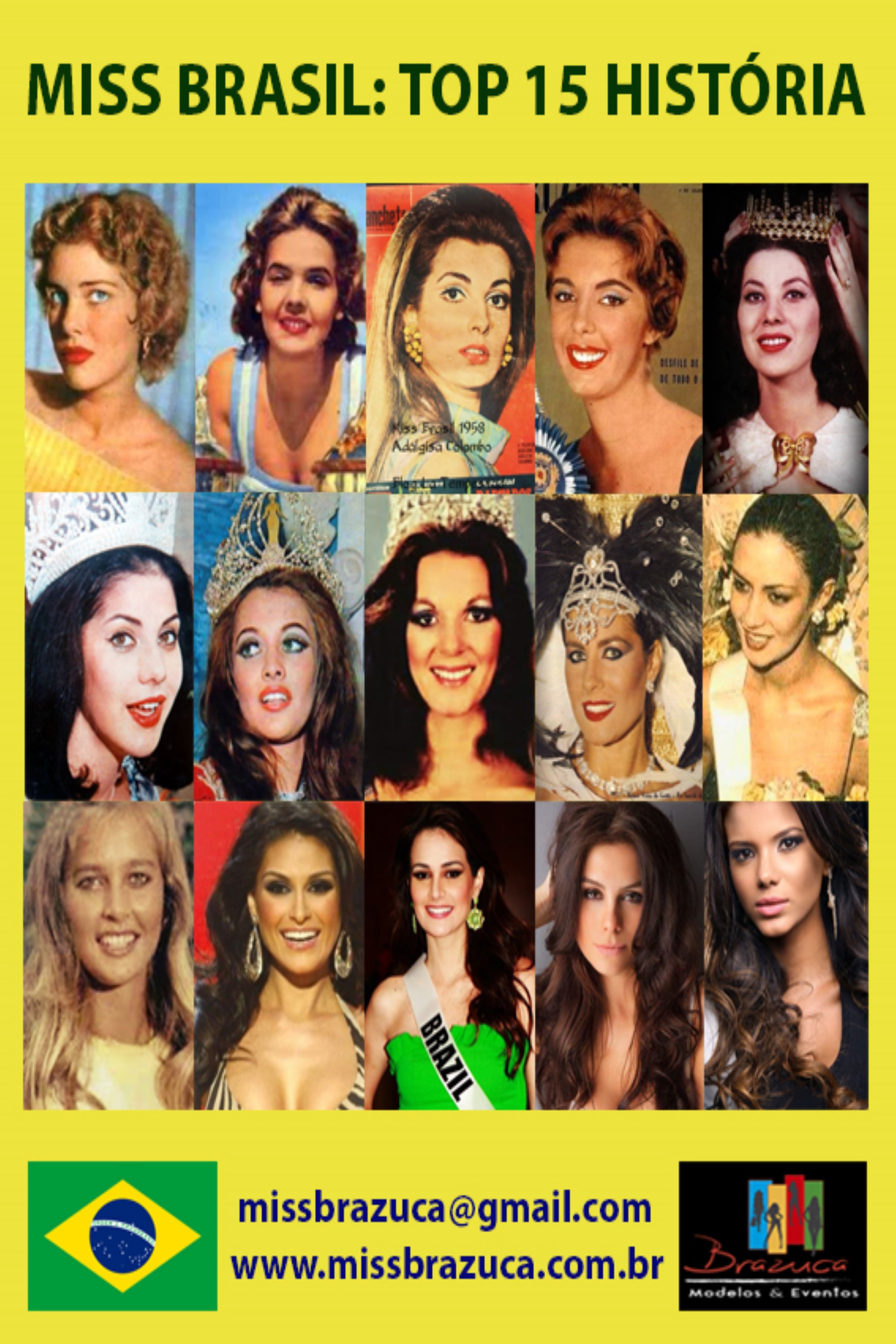 MUNDO MISS - TOP 15 HISTÓRIA MISS BRASIL