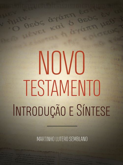 Novo Testamento: Introdução e síntese