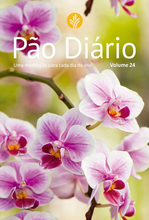 Pão Diário volume 24 - Capa flores