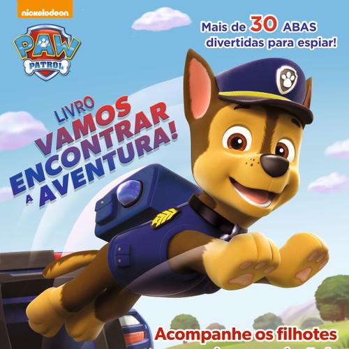 Patrulha Canina Livro Vamos Encontrar a Aventura