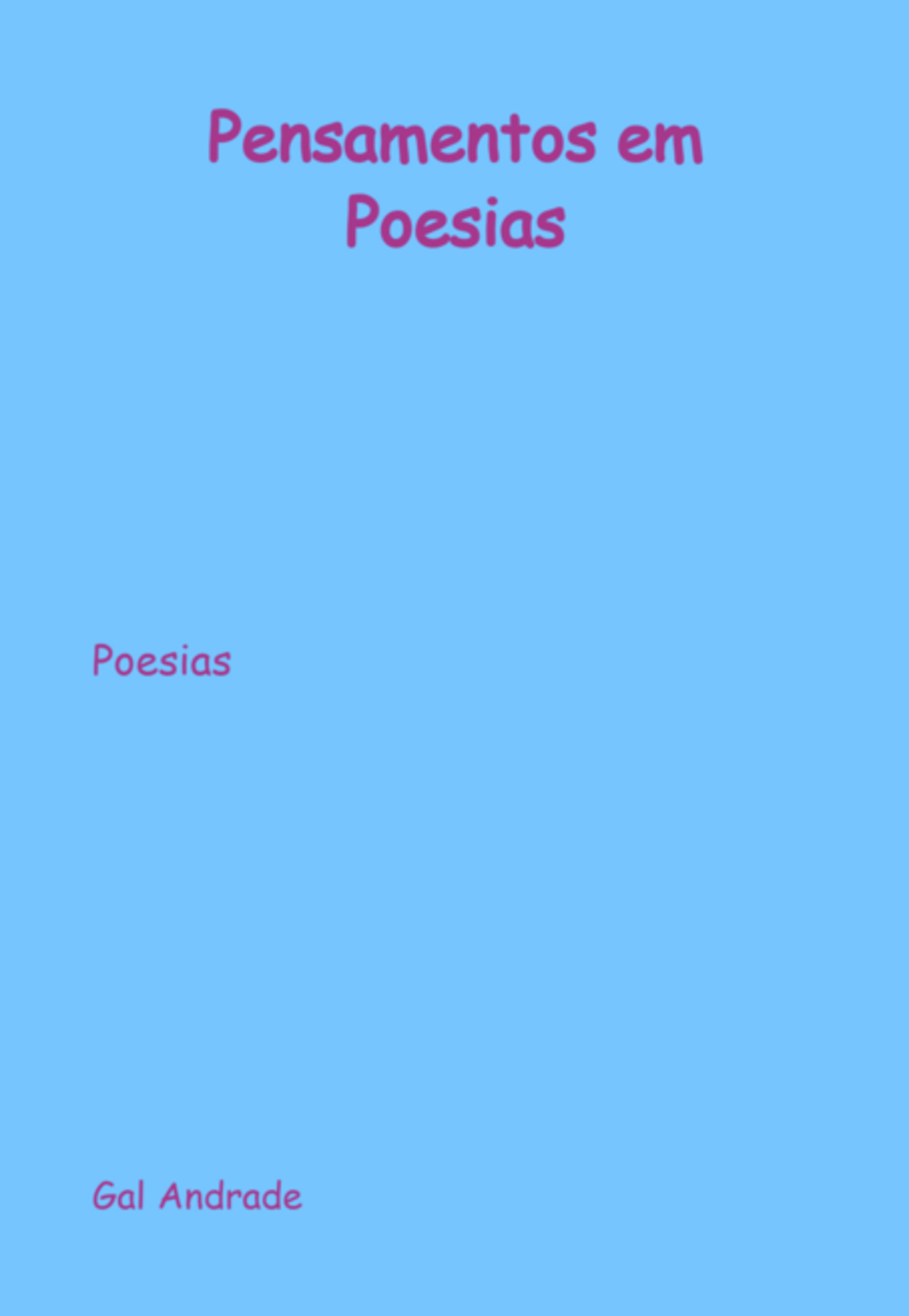 Pensamentos Em Poesias