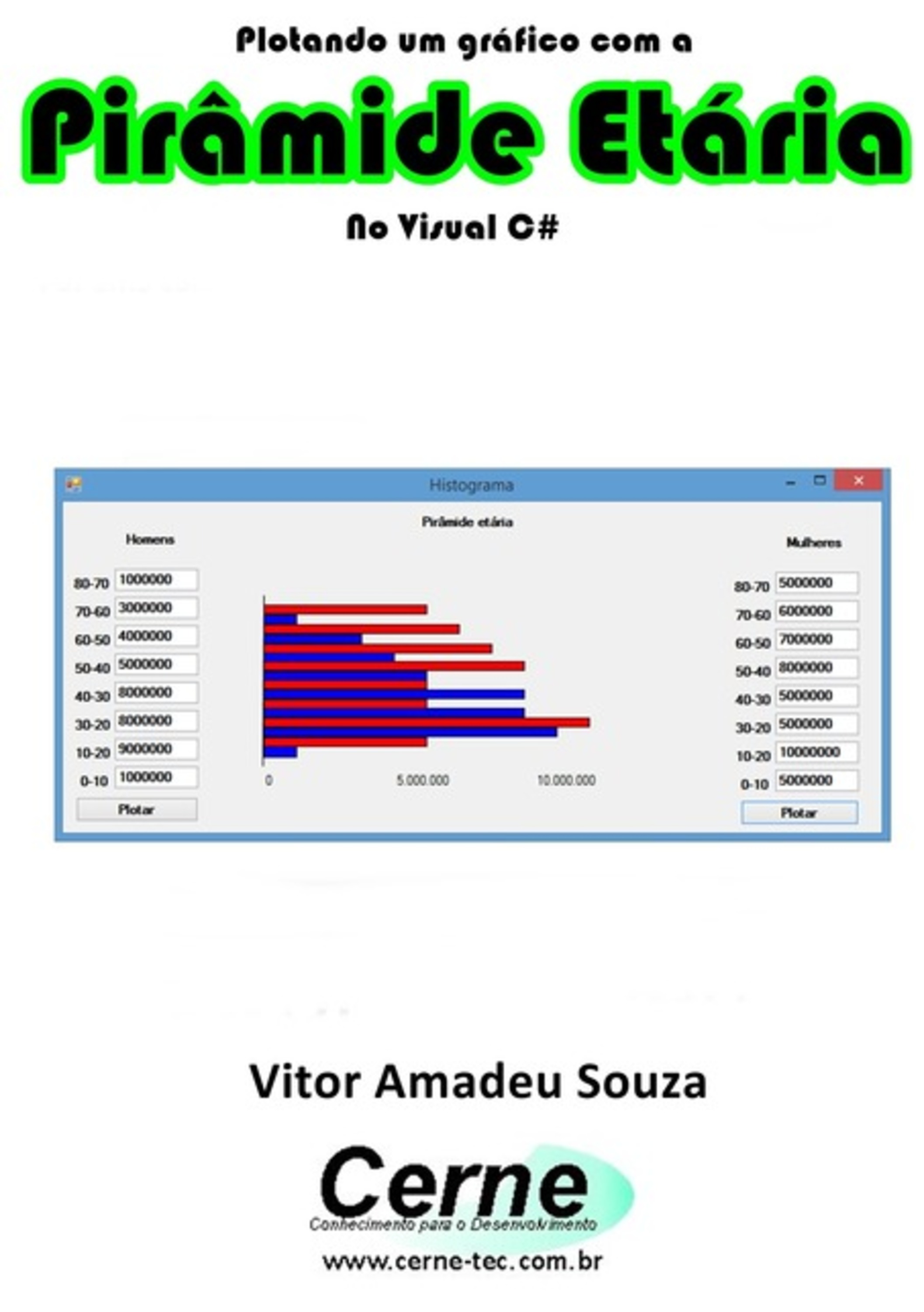 Plotando Um Gráfico Com A Pirâmide Etária No Visual C#