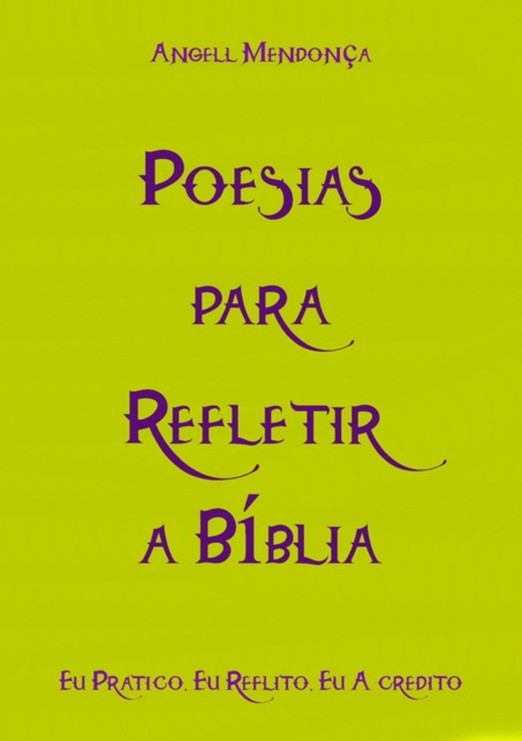 Poesias Para Refletrir A Bíblia