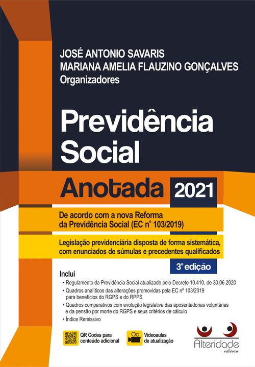 Previdência Social Anotada 3a Ed. (2021)