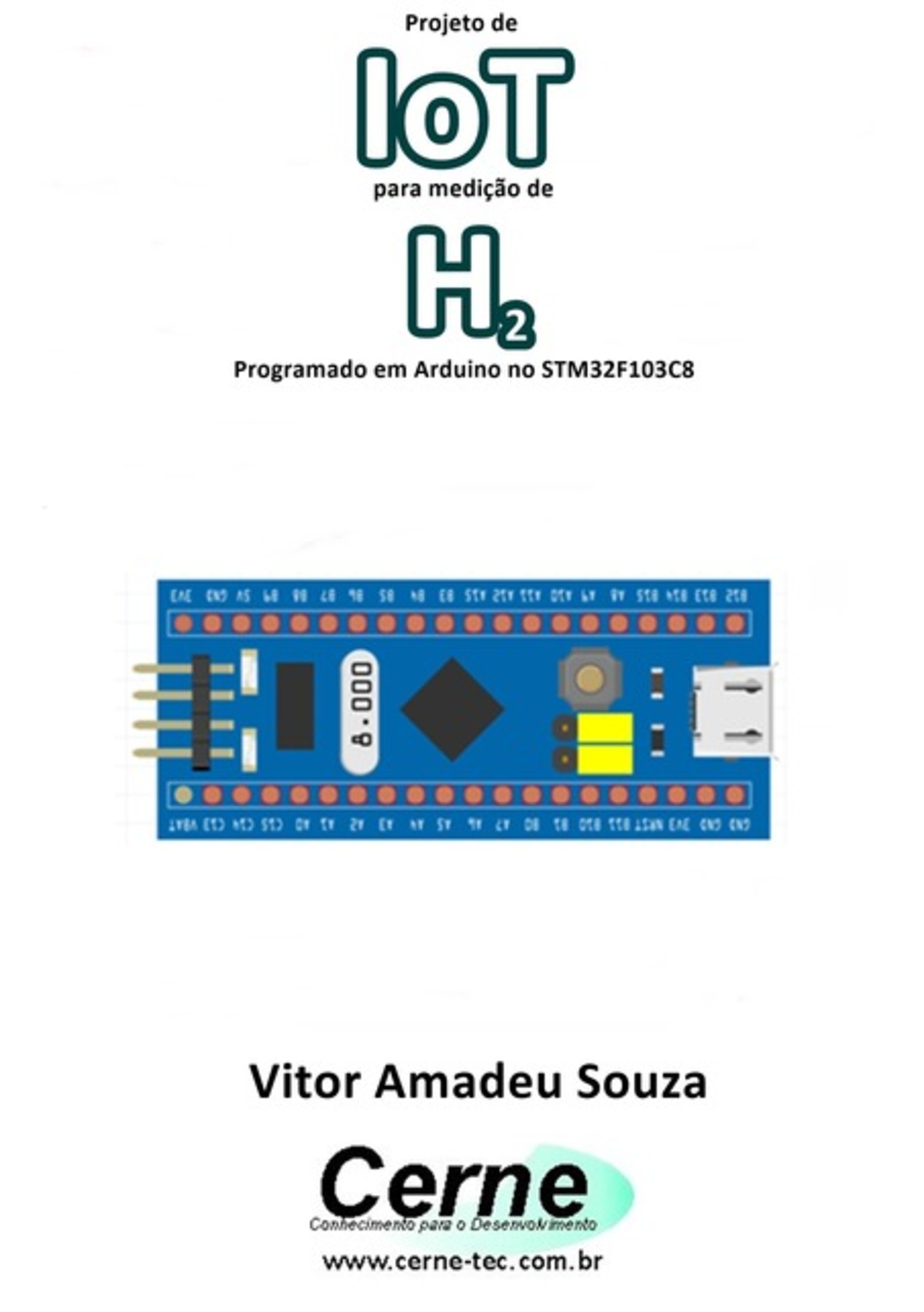 Projeto De Iot Para Medição De H2 Programado Em Arduino No Stm32f103c8