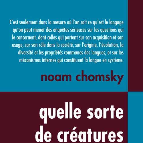 Quelle sorte de créatures sommes-nous?