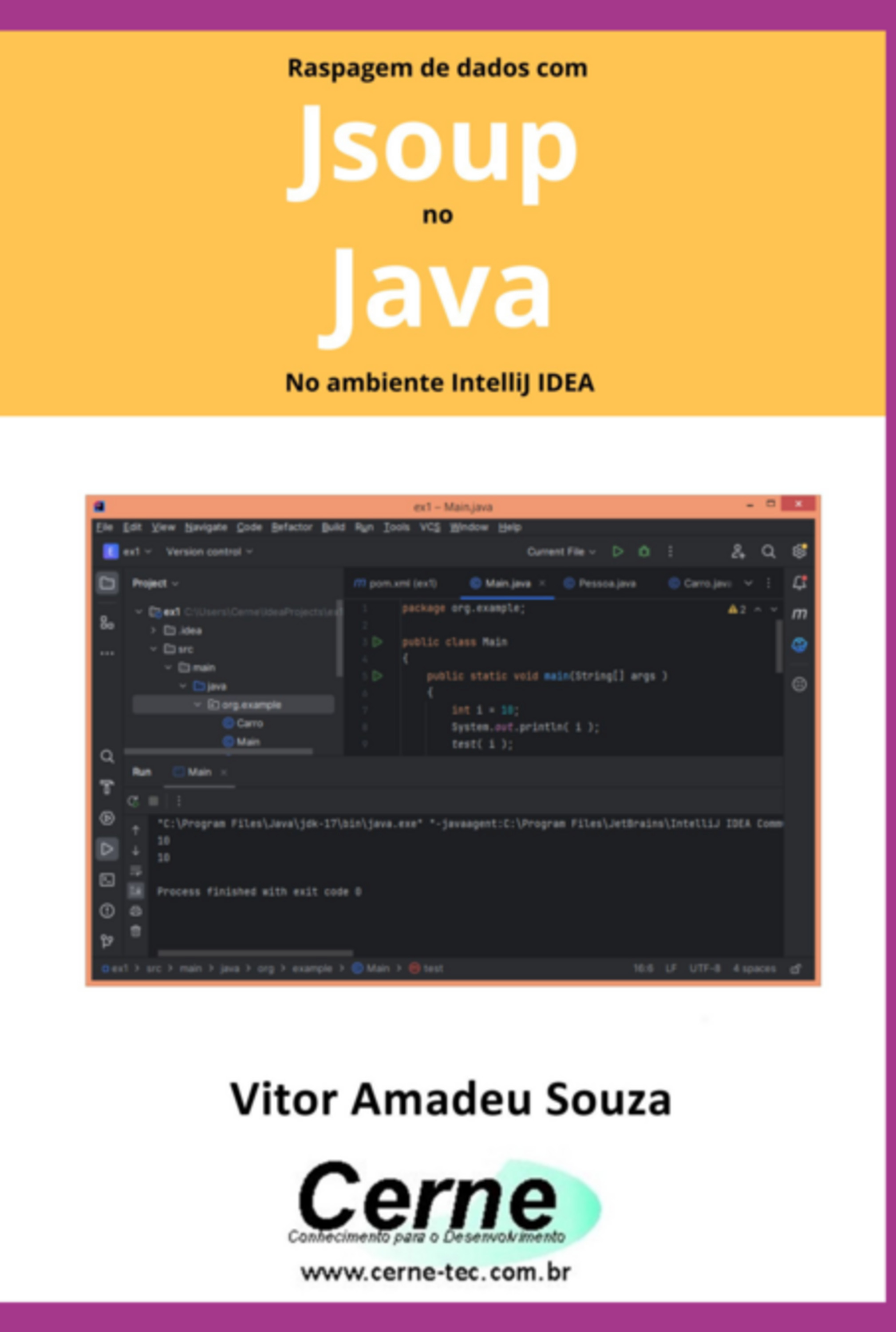 Raspagem De Dados Com Jsoup No Java No Ambiente Intellij Idea