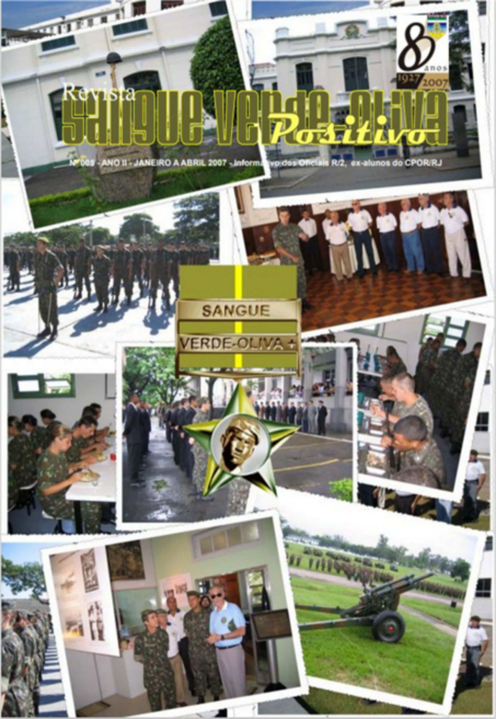 Revista Sangue Verde-oliva Positivo