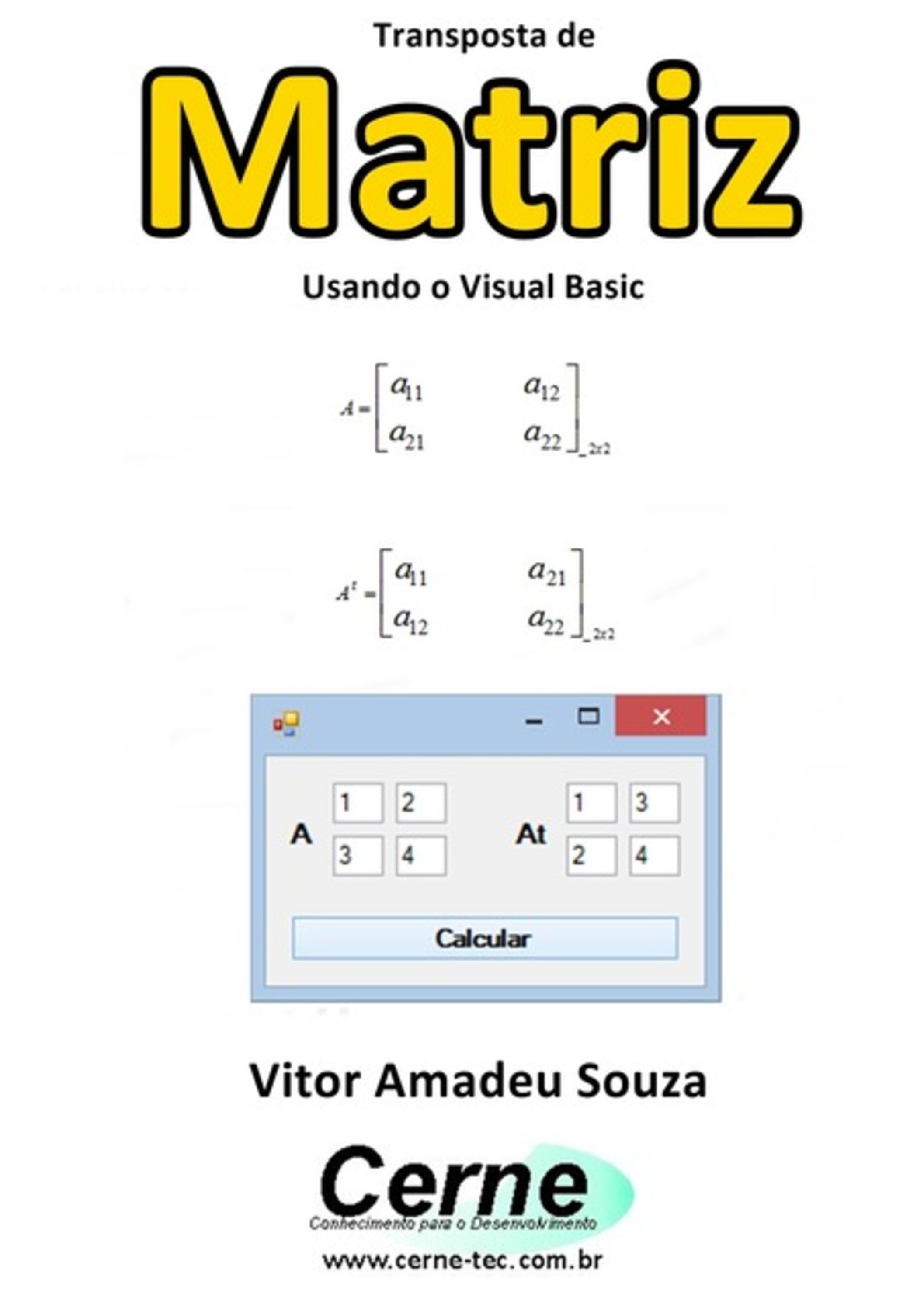 Transposta De Matriz Usando O Visual Basic