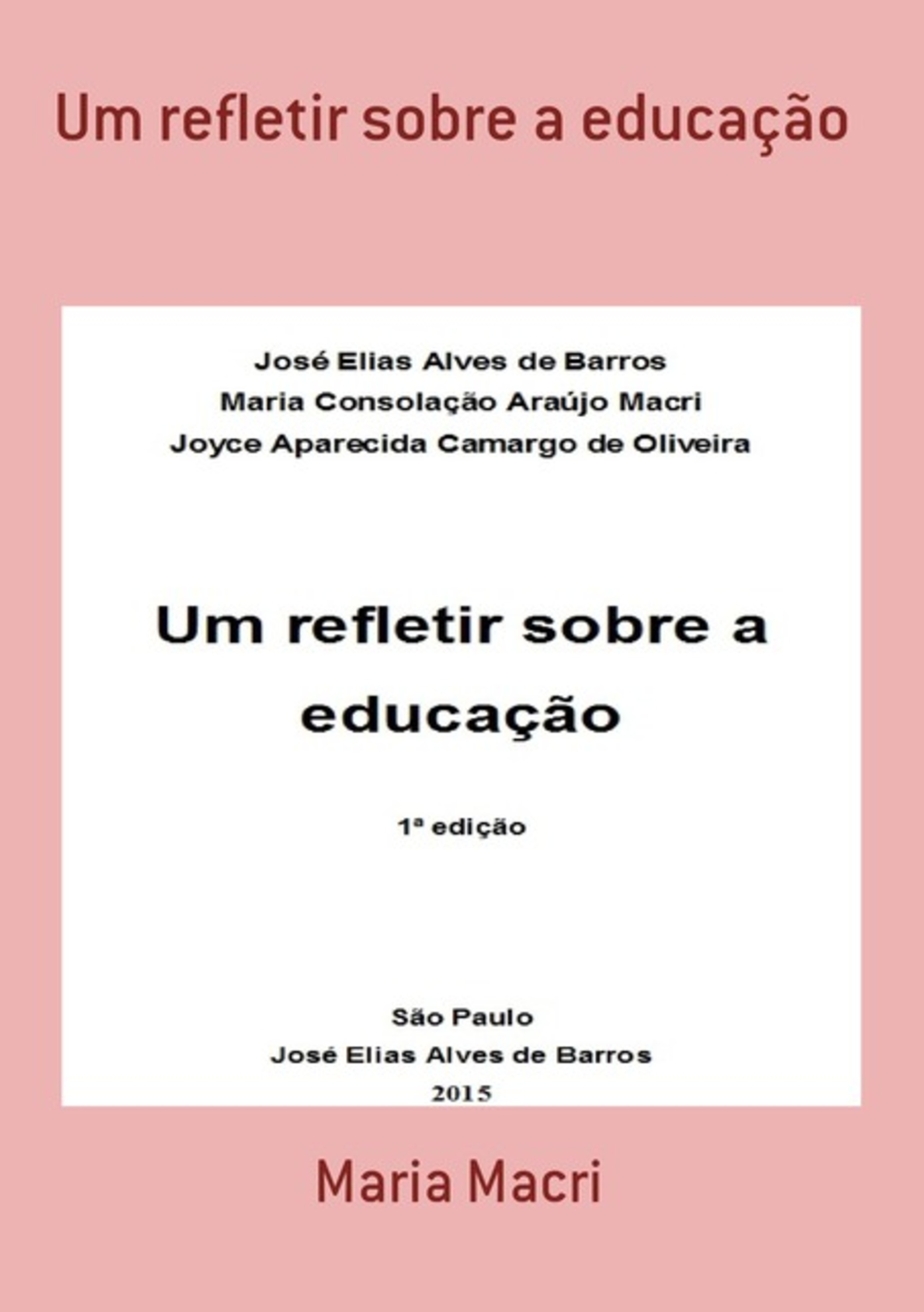 Um Refletir Sobre A Educação