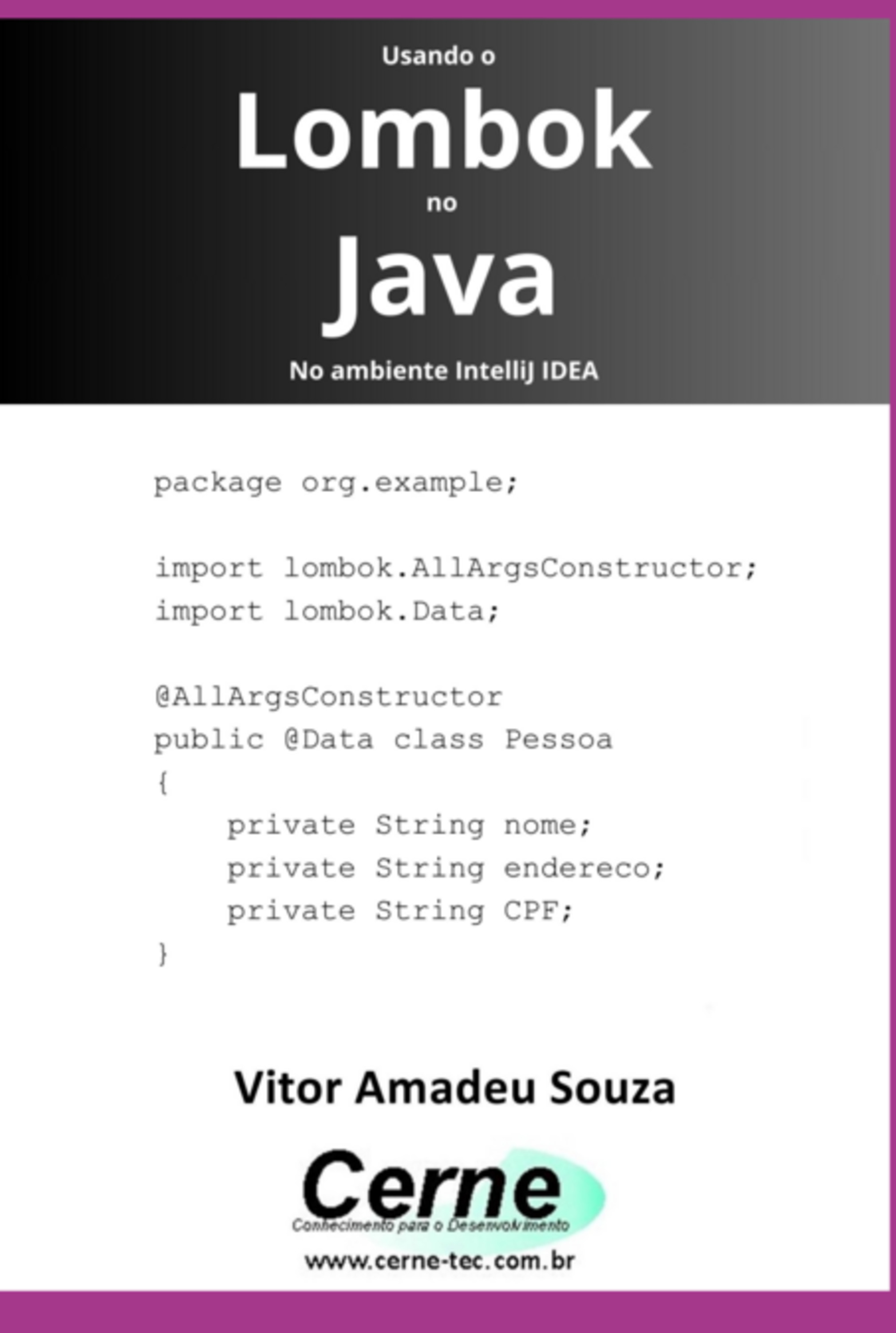 Usando O Lombok No Java No Ambiente Intellij Idea