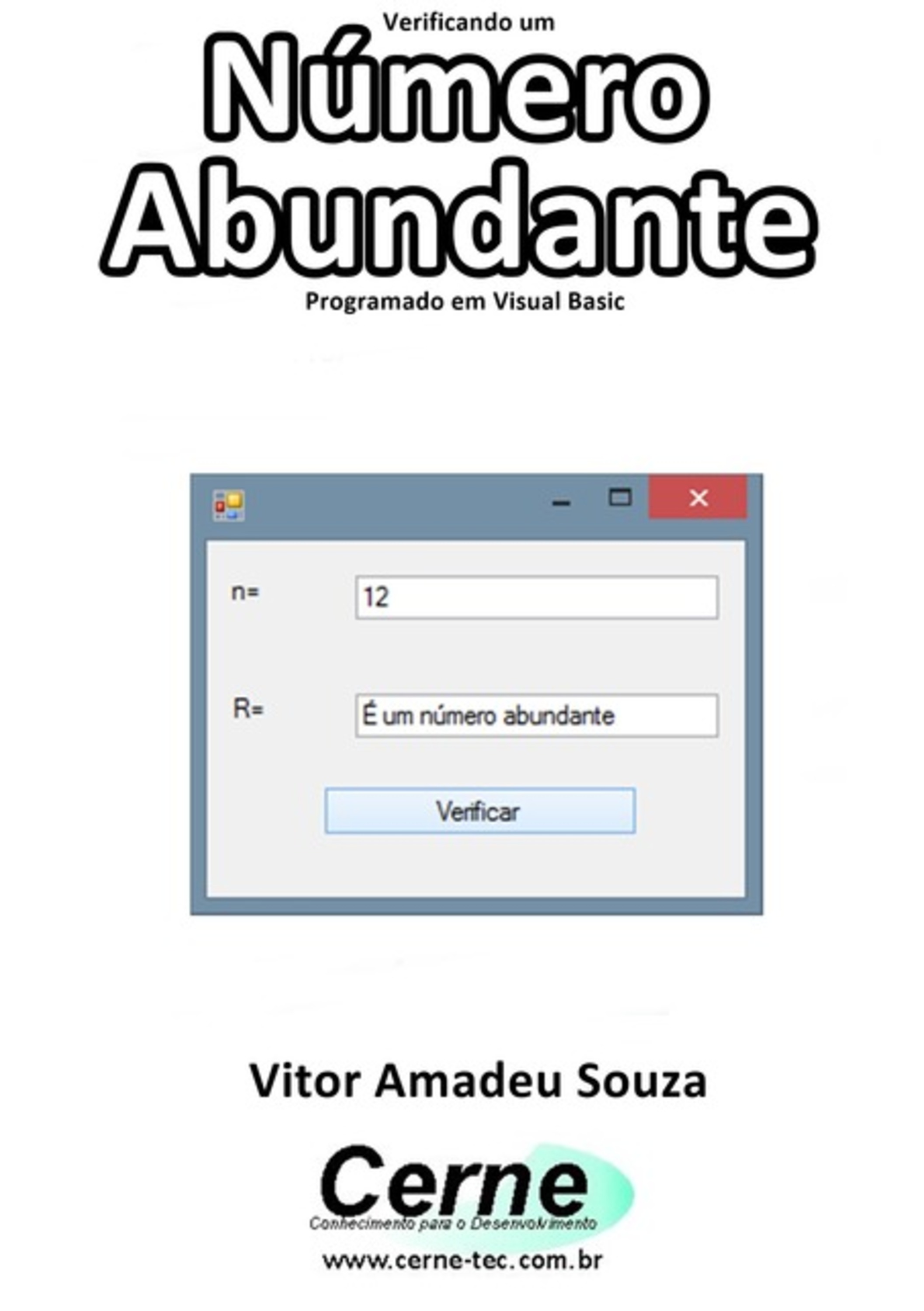 Verificando Um Número Abundante Programado Em Visual Basic