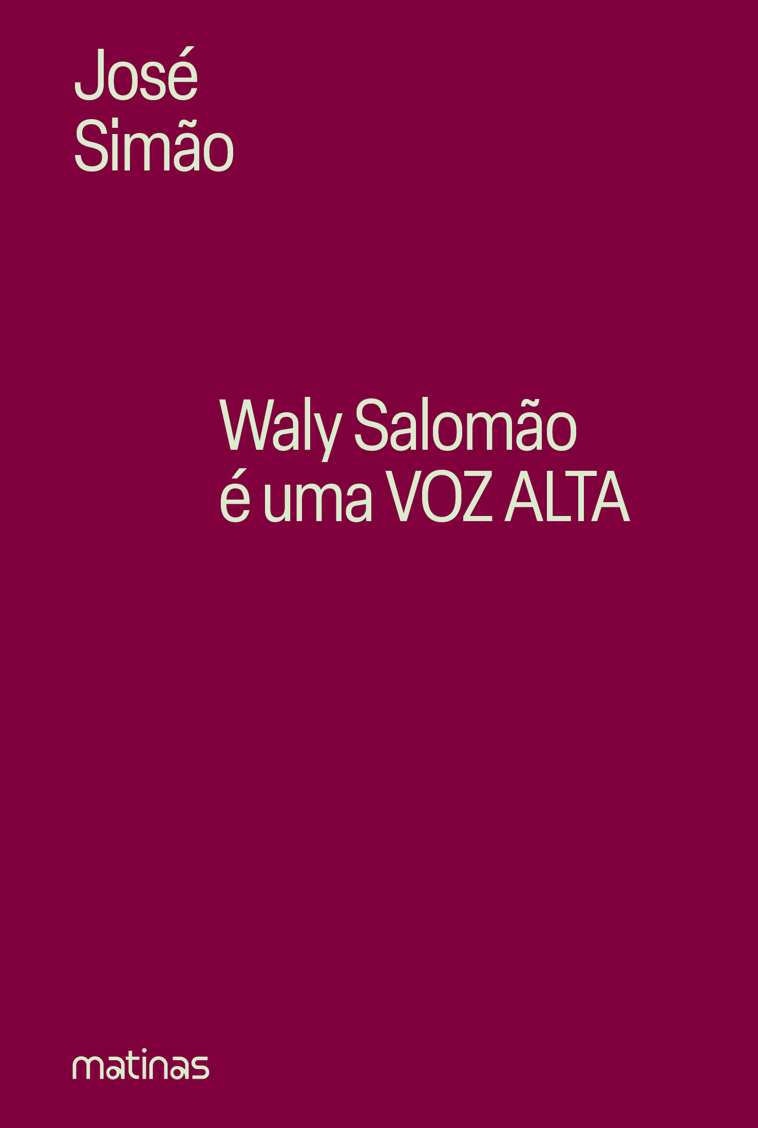 Waly Salomão é uma VOZ ALTA