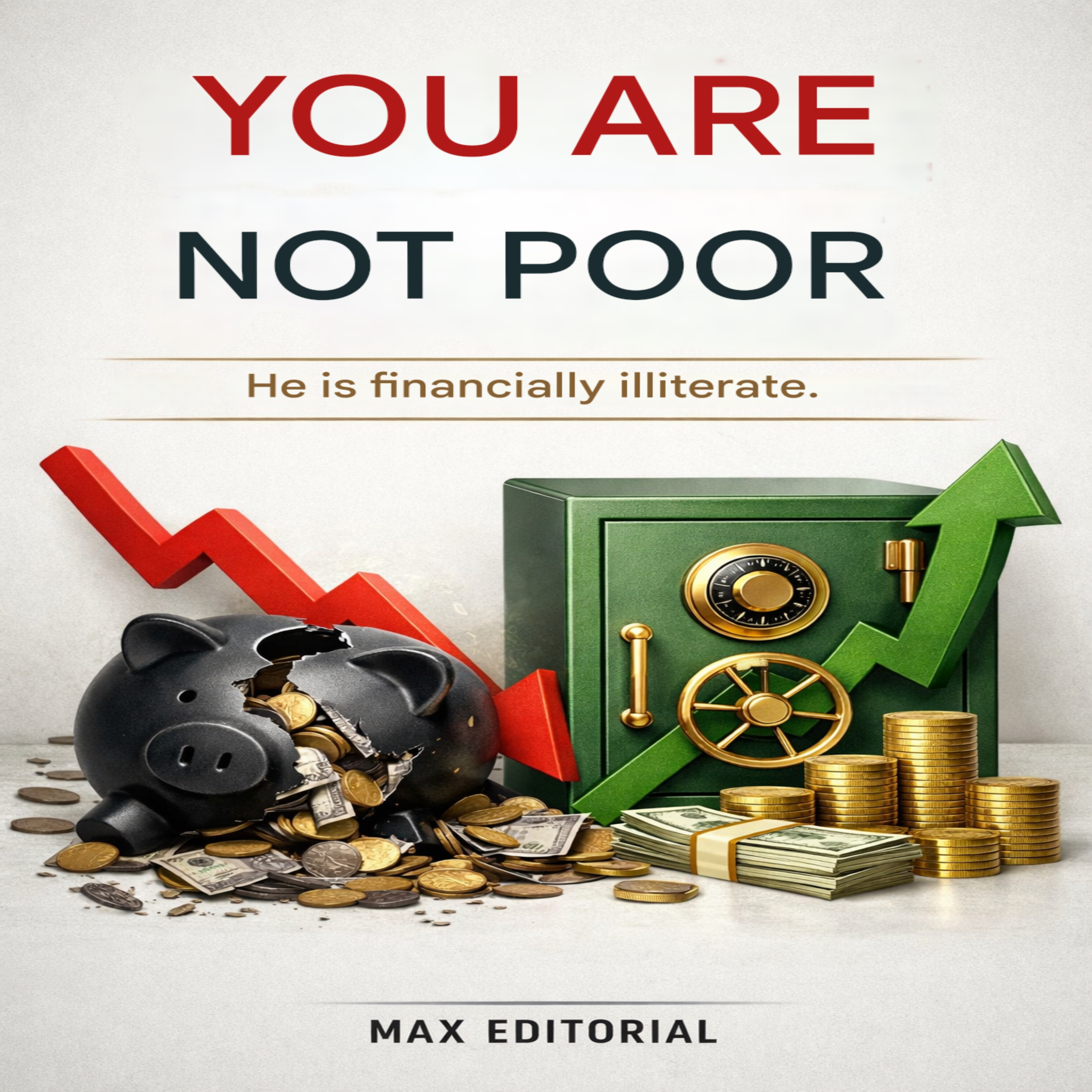 You are not poor: He is financially illiterate.